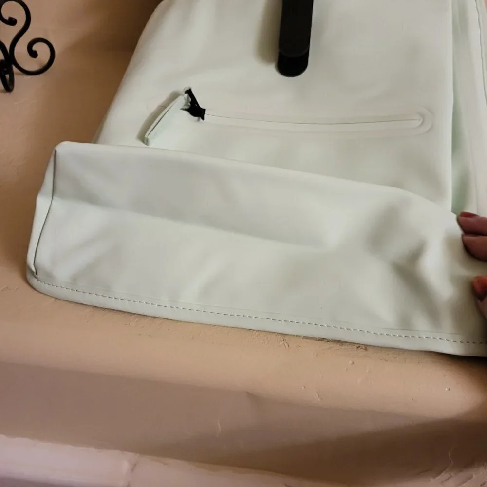 Rains rolltop rucksack backpack mineral color (Mint) NWT
